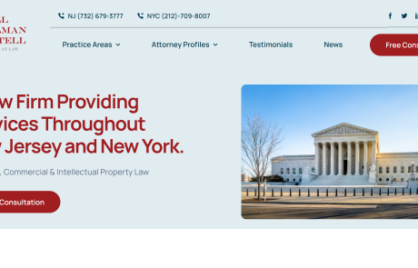 PKP Law website design