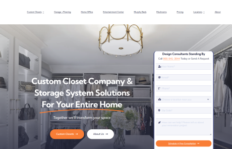 Client website design