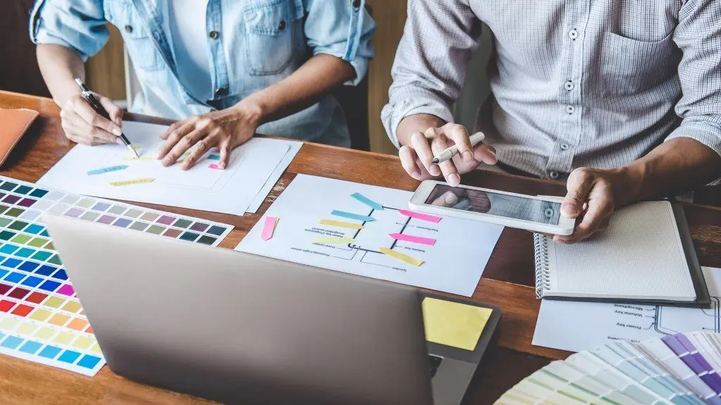 UX design and wireframing for professional website